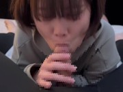 【ドM女子大生】彼氏のち〇ぽを喉ま〇こでイラマチオされても興奮して精子もごっくんしちゃう♡ cum in mouth gokkun 13/16