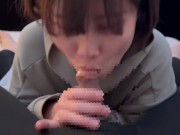 【ドM女子大生】彼氏のち〇ぽを喉ま〇こでイラマチオされても興奮して精子もごっくんしちゃう♡ cum in mouth gokkun 9/16