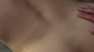 Cozy bareback fuck at home