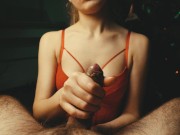 My wife's friend gives me a New Year's present and tastes my cum while my wife is out shopping. 4K 5/16