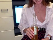 First Date Sex in Restaurant Real Couple Homemade Hot Sex with 18 Year Cute Girl Creampie Darcy Dark 4/16