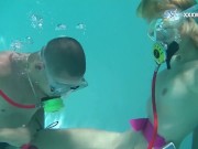 Cum everywhere in the pool from blowjobs of Cruz 6/16