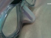 Cum everywhere in the pool from blowjobs of Cruz 7/16