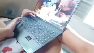 fucked the way I deserve, horny hard clit watching bbc porn orgy, moaning and ejaculating 3x