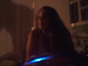 Caught Filming Cute Big Natural Tit Brunette 1/16