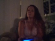 Caught Filming Cute Big Natural Tit Brunette 10/16