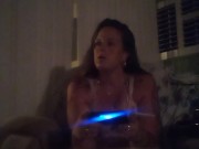 Caught Filming Cute Big Natural Tit Brunette 12/16