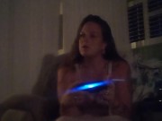 Caught Filming Cute Big Natural Tit Brunette 13/16