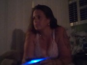 Caught Filming Cute Big Natural Tit Brunette 7/16