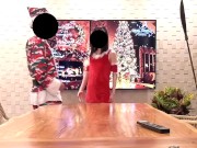 サンタオヤジがマイクロミニのサンタワンピの教え子を見るなり人生初の机上セックス（Short ver.） 2/16
