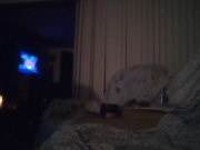 BBW Smoking Cigarettes and Playing Video Games In Black Bra and Panties Part 6 13/16