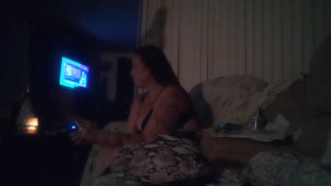 I Let Perverted Roommate Record Me Playing Video Games In My Bra and Panties Playing Video Games