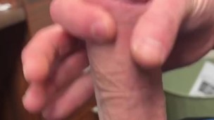 Fit Hott Guy Filming an Onlyfans Video at the Office - Huge Cock