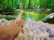 Massage oil on beautiful feet 9/16