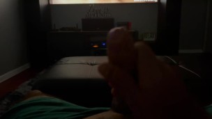 Masturbating Watching Porn (cum on me)