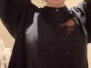 TEEN STRIPS NAKED IN STARBUCKS BATHROOM 1/16