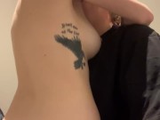 TEEN STRIPS NAKED IN STARBUCKS BATHROOM 10/16