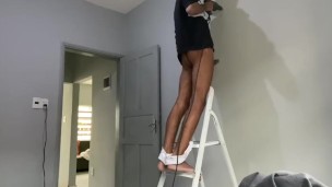 Got horny at the work and jerked off