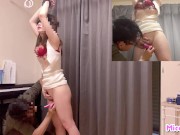 3 エッチな彼女に目隠しをさせて大人のおもちゃを試しまくる-日本人/素人カップル/個人撮影/バイブ/潮吹き 6/16