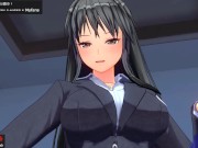 エロアニメ　ASMRボイス　美人の先輩と濃厚中出しエッチ　イヤホン推奨 3/16