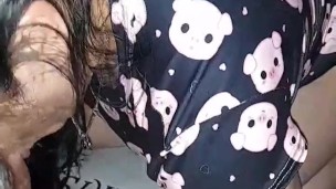 Little fox wants her dose of milk since she gets up