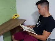 My stepmother is angry with my expenses, I make her happy by letting her give me a delicious blowjob 1/16