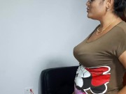 My stepmother is angry with my expenses, I make her happy by letting her give me a delicious blowjob 3/16