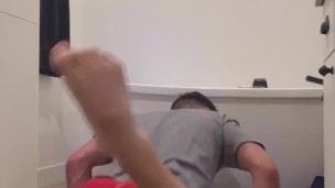 Humping and cumming in my red briefs