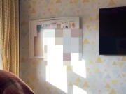 WATCH MY BIG BOOTY SHAKE WHILST I RIDE PATHETIC CUCK HUBBYS SMALL COCK 15/16