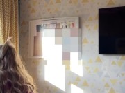 WATCH MY BIG BOOTY SHAKE WHILST I RIDE PATHETIC CUCK HUBBYS SMALL COCK 8/16