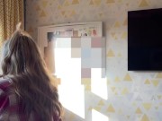 WATCH MY BIG BOOTY SHAKE WHILST I RIDE PATHETIC CUCK HUBBYS SMALL COCK 9/16