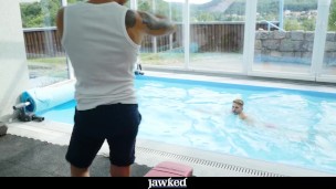 Jawked - Florian Mraz Works Out Then Fucks Dmitry Osten On The Bench
