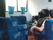 I catch my stepsister fucking her boyfriend in the living room 5/16