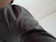 he got so horny sucking my boobs, he came in 10 seconds (my pussy was full of cum) 6/16