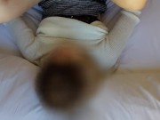 ニットとミニスカートを履いた尻軽金髪ギャルがTバックでセフレにまたがり絶叫アクメ - Screenshot 13 of 16 - Hentai