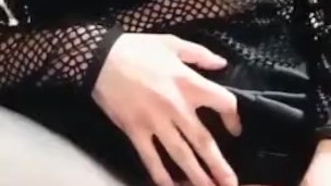 Probando el primer dildo