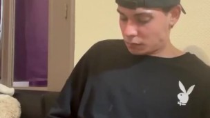 Horny Boy Cum Through Tommy Underwear