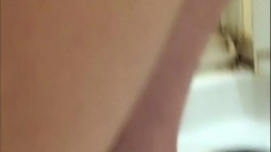 Made a juicy blowjob and then pissed on the dick