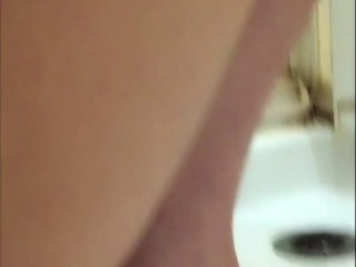 Made a juicy blowjob and then pissed on the dick