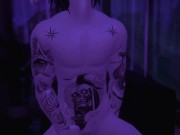 Kayden cums while masturbating solo in VR 10/16