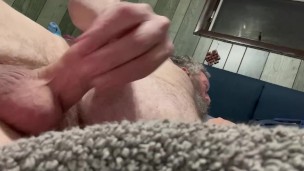 Jerking off in Bed