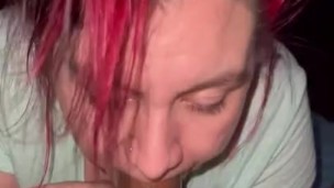 She loves sucking my BBC