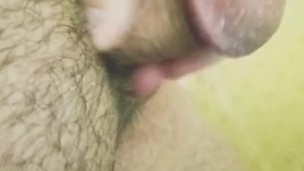 Dirty boy showers and shows off