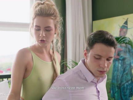 ULTRAFILMS Gorgeous Russian model Alecia Fox luring her lover into hot hardcore action in this video