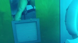 Jacking off before tanning bed