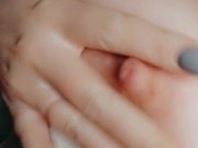 Slutty Hot Milf - (Juicy-lousie) Nipple play with Big natural Boobs 5/16