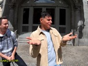 PETITE CEZCH Girl w PHAT PUFFY PUSSY Pounded in Taboo Threesome 5/16