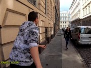 PETITE CEZCH Girl w PHAT PUFFY PUSSY Pounded in Taboo Threesome 6/16