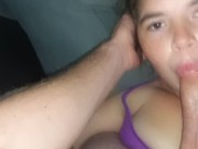 Stepsister blowjob and facial 14/16