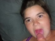 Stepsister blowjob and facial 6/16